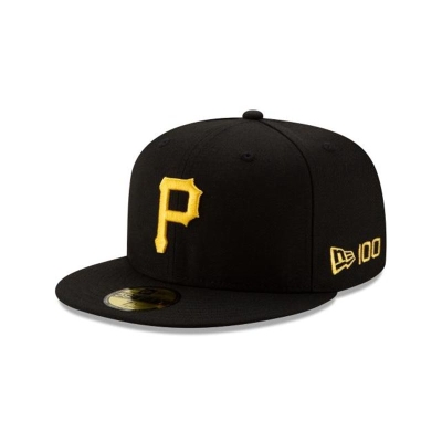 Pittsburgh Pirates Gorra | New Era MLB Team Color 59fifty Fitted Cap Mexico - Negros